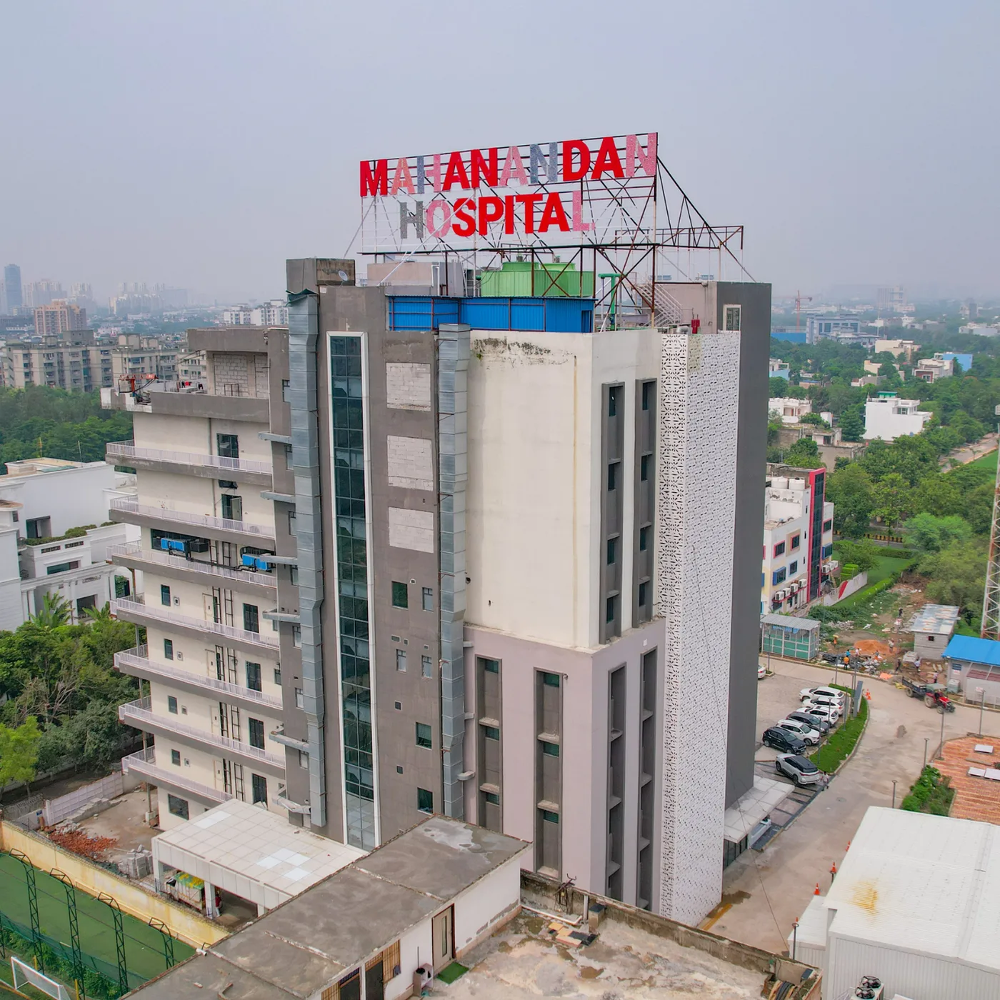 Mahanandan Hospital aerial